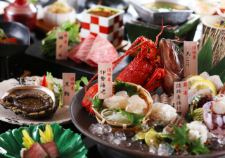 【至福の恵み】神戸牛と日本海と瀬戸内海が育んだ海の幸（中央館）